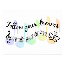 Follow Your Dreams Postcard