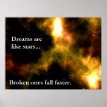 Follow your dreams to the stars 3 print
