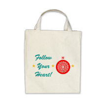 FOLLOW YOUR HEART! CANVAS BAGS