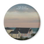 Folly Beach Pastel Fridge Magnets
