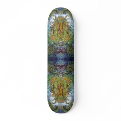 FOMORII THRONE SKATE BOARD DECK by artofthemystic