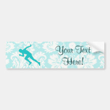 Fonctionnement turquoise autocollants pour voiture