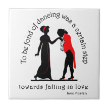 Fond of Dancing Ceramic Tiles
