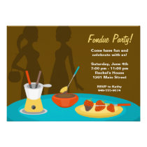 Fondue Party Invitation invitations