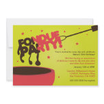 Fondue Party Invitation - Chocolate