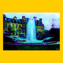 Fontaine de rue affiches