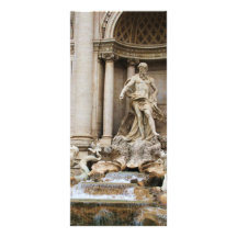 Fontaine de TREVI Double Carte Personnalisée