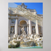Fontaine Rome Italie de TREVI Posters