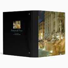 Fontana di Trevi 3 Ring Binders