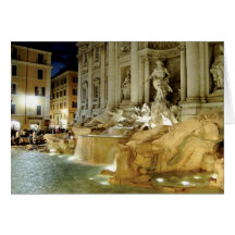 Fontana di Trevi Greeting Card