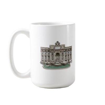 Fontana di Trevi: Trevi Fountain: 3D Model: Coffee Mug by spiritswitchboard