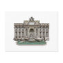 Fontana di Trevi: Trevi Fountain: 3D Model: Post Card