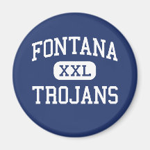 Fontana Trojans Middle Fontana California Magnet