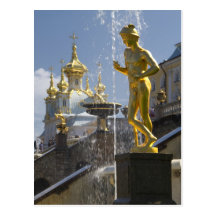 fontans of Petergof, St. Petersburg, Russia Postcards