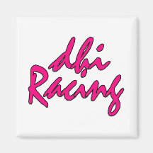 fontpink fridge magnet