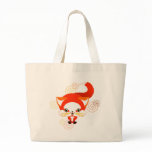 Foo the fox tote bags