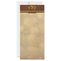 Food - Apples - Golden apples Full Color Rack Card