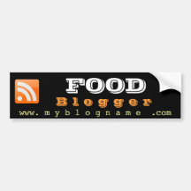 Food Blogger Bumper Stickers