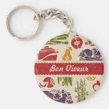Food Celebration Personalized Keychain