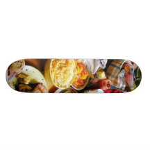 Food Cheese Cakes Fruit Juices Skate Boards
