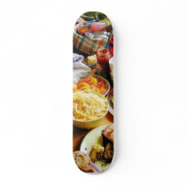 Food Cheese Cakes Fruit Juices Skate Boards