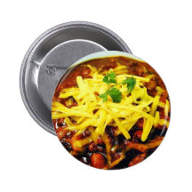 Food Chili Cheese Bowls Pinback Buttons
