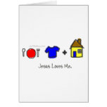 Food, Clothing, and Shelter Greeting Cards