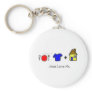 Food, Clothing, and Shelter Key Chains