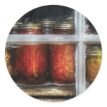 Food - Country Preserves Round Stickers