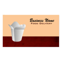 Food Delivery Business Cards business cards