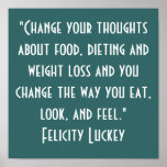 Food, Dieting and Weight Loss Posters