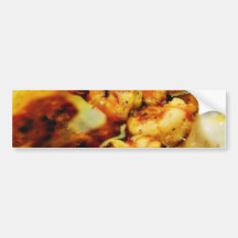 Food Dinner Scampi Bumper Stickers