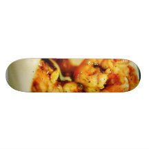 Food Dinner Scampi Skateboard