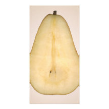 Food - Fruit - A slice of bosc pear Picture Card