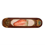 Food - Fruit - Slice of Strawberry Skateboard Deck