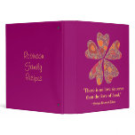 "Food is Love" recipe binder
