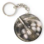 Food - Mix in the eggs Keychain