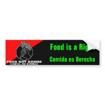 Food Not Bombs bumpersticker Bumper Stickers