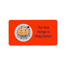 Food owner labels ( angry potato )