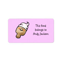Food owner labels ( ice cream )