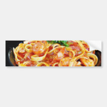 Food Pasta Shrimp Bumper Stickers