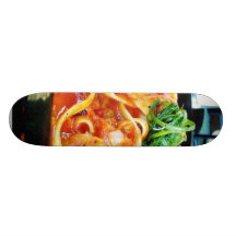 Food Pasta Shrimp Skateboard Decks