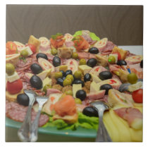 Food plate tiles