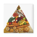 Food Pyramid Fridge Magnets