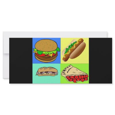 Food Full Color Rack Card by original_designs