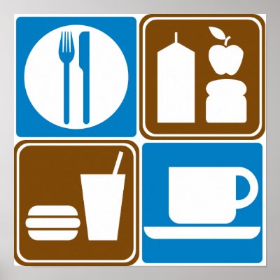 Food Services Highway Signs Collection Posters by wesleyowns