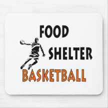 Food Shelter Basketball Mouse Pads