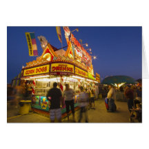 Food stand at the Northwest Montana Fair in Cards