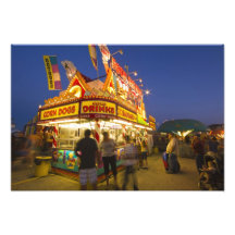 Food stand at the Northwest Montana Fair in Art Photo