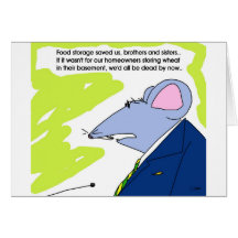 Food Storage Greeting Cards